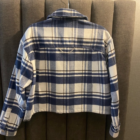 Cropped Plaid Zara Jacket - Picture 5 of 9